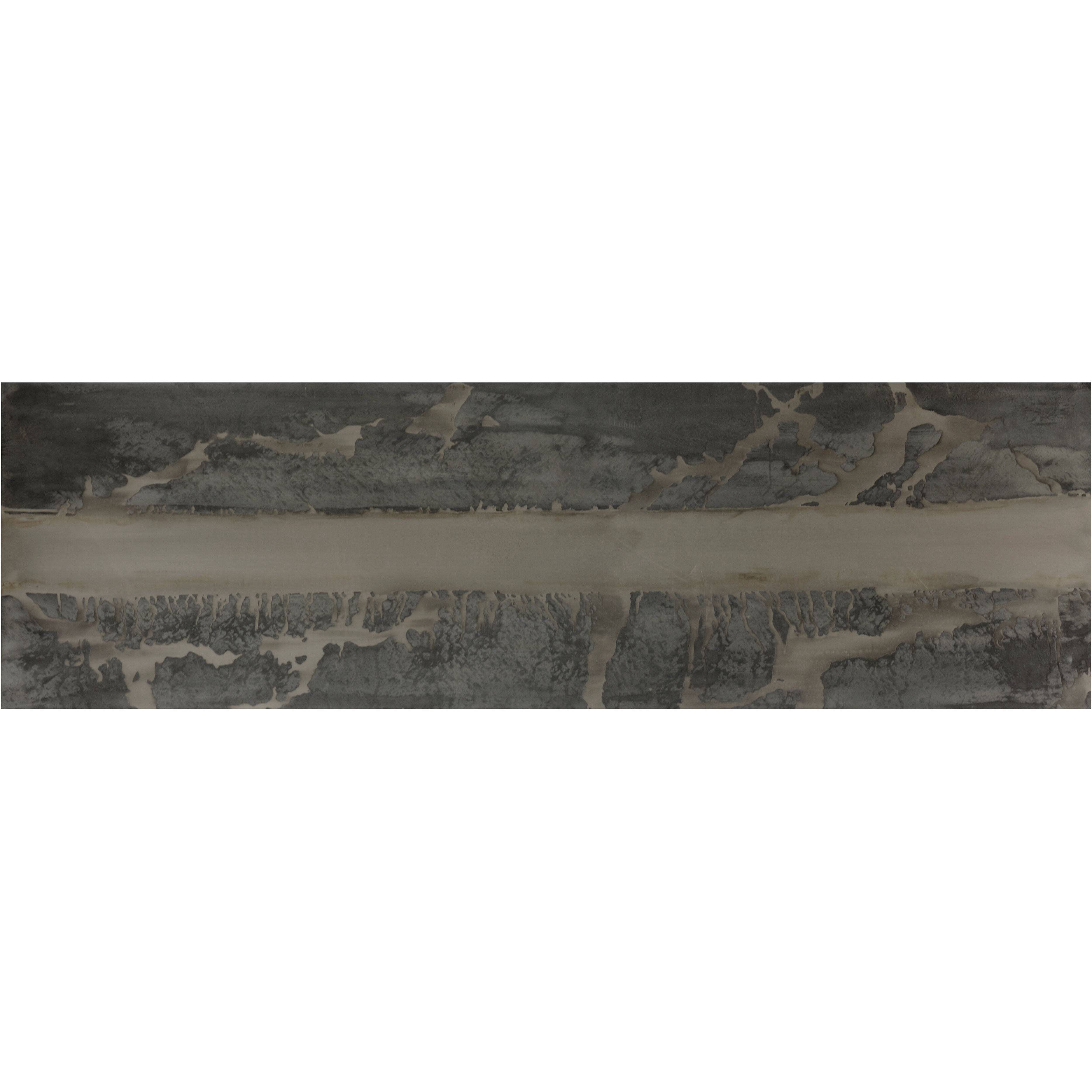 Toreno 52 X 16 inch Black / Antique Brass Console Table